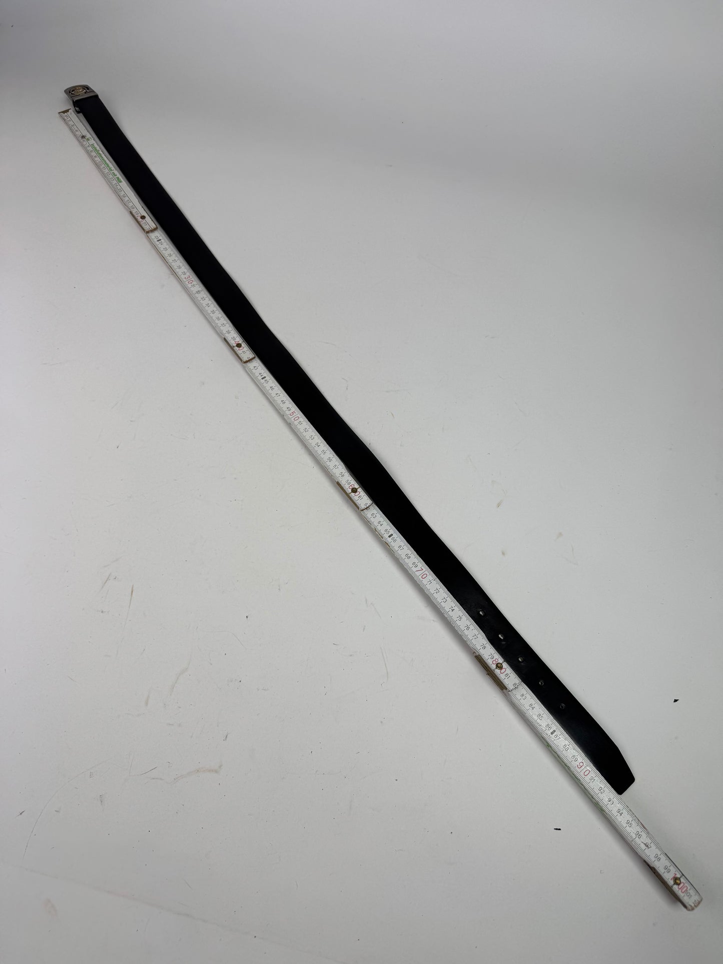 Vintage Dior Leather Belt black