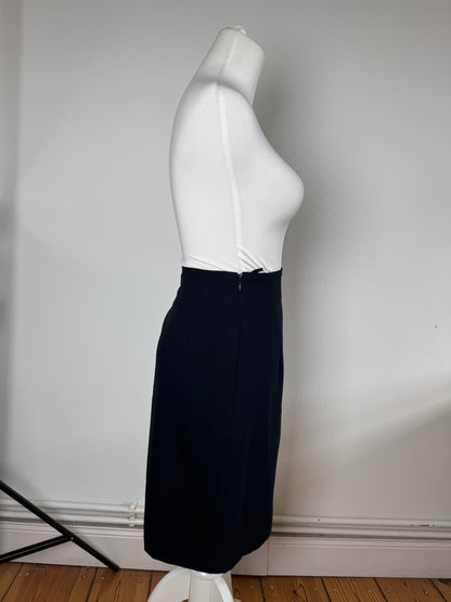 Vintage Gianni Versace Wool Skirt Navy 38/M