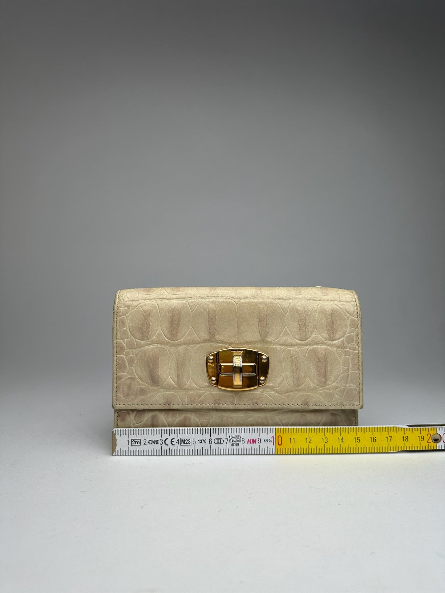 Vintage Miu Miu Leather Wallet White
