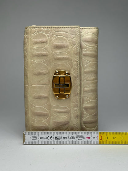 Vintage Miu Miu Leather Wallet White