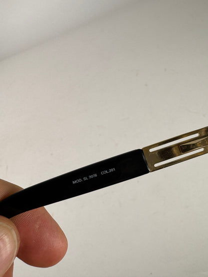 Vintage Fendi Sunglasses Black golden