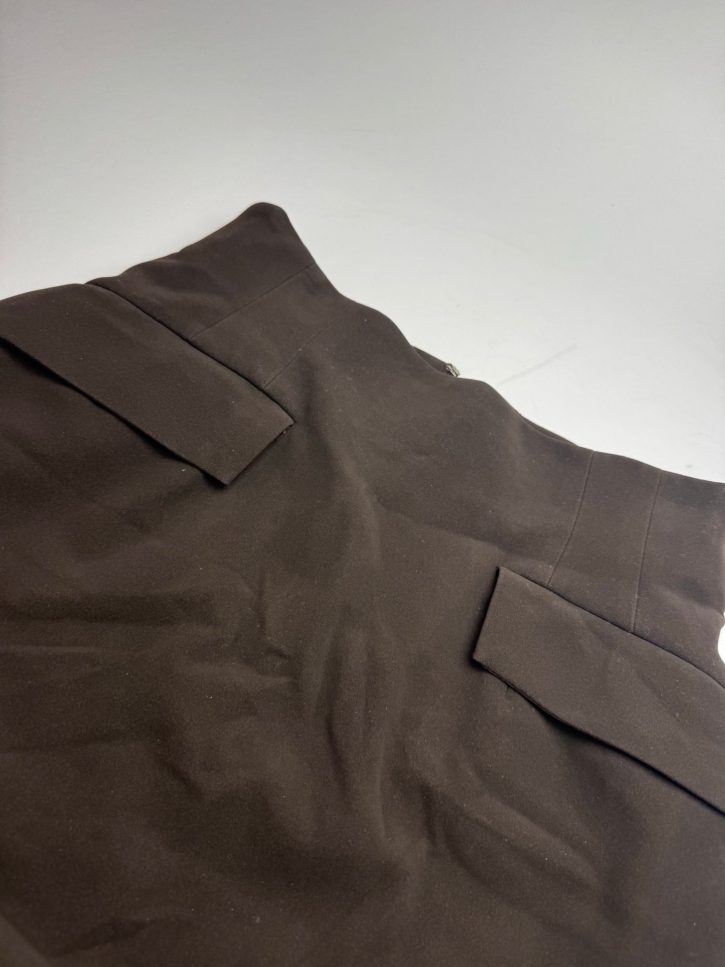 Vintage Dior leather Skirt brown M