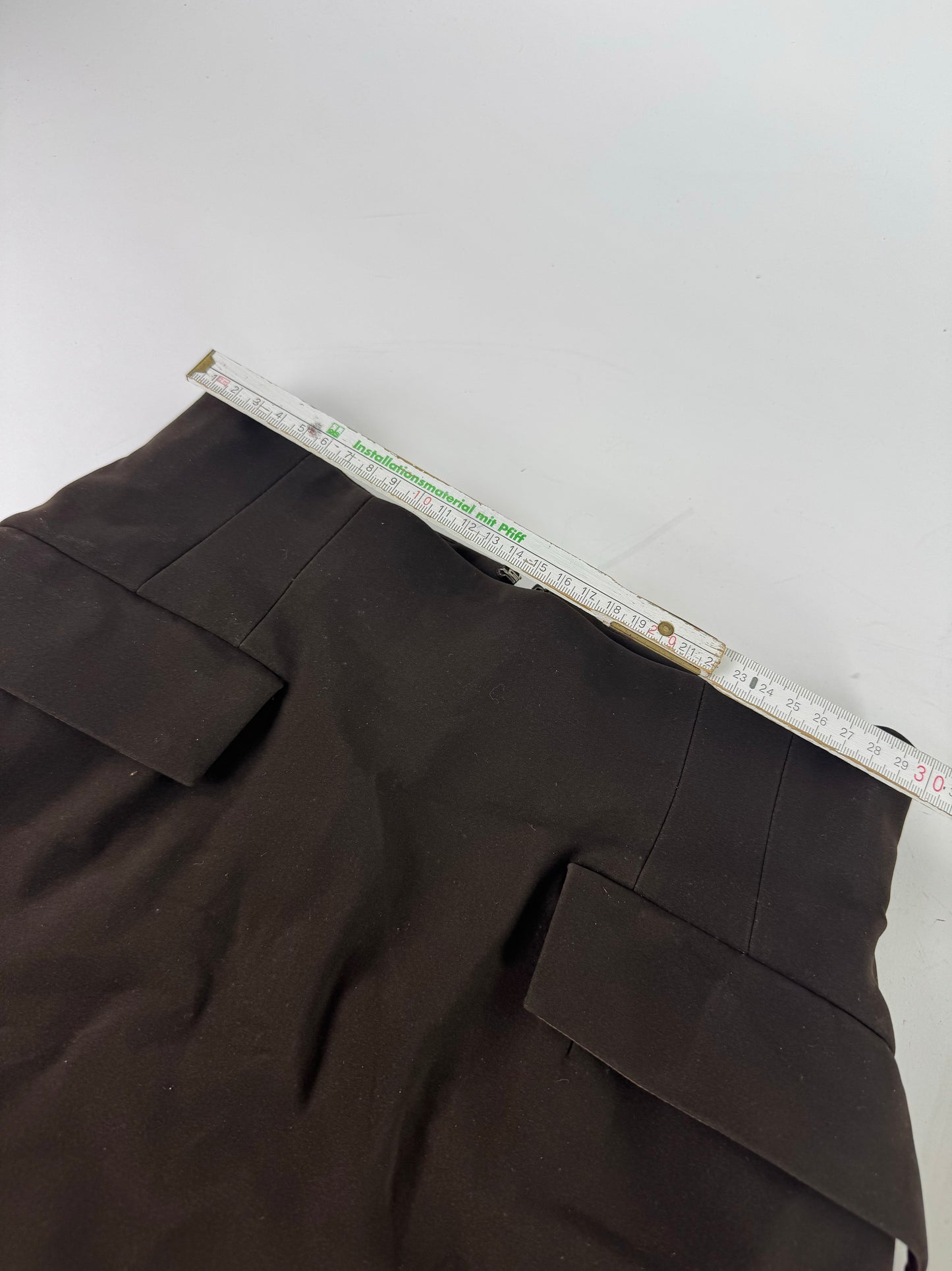 Vintage Dior leather Skirt brown M