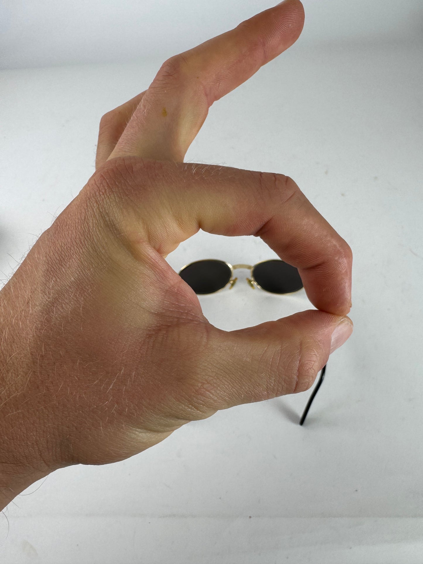 Vintage Fendi Sunglasses Black golden