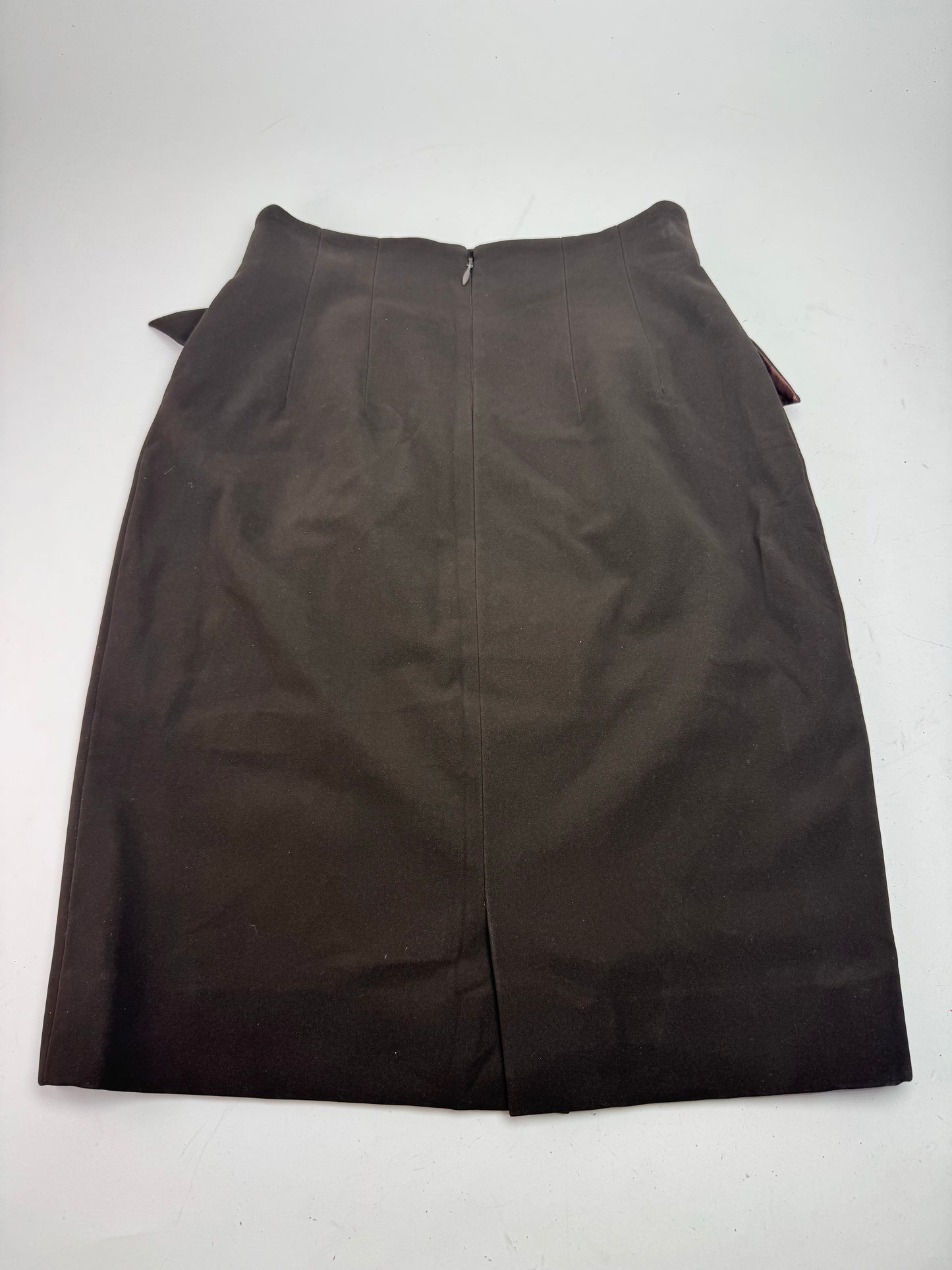 Vintage Dior leather Skirt brown M