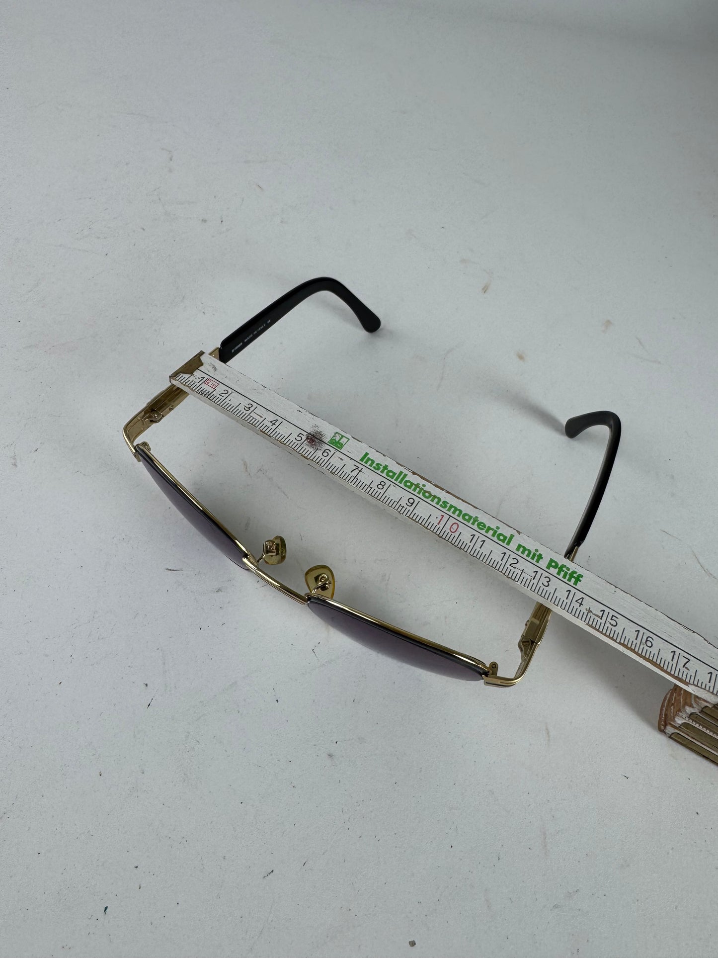 Vintage Fendi Sunglasses Black golden