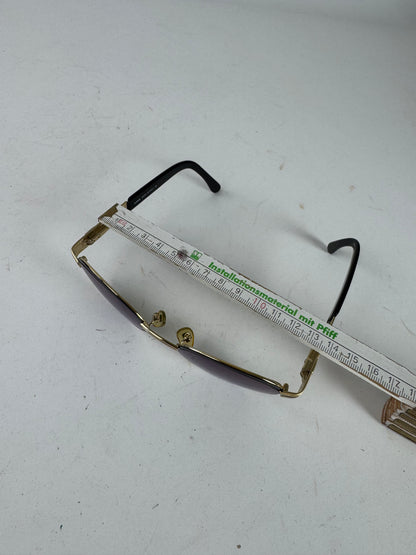 Vintage Fendi Sunglasses Black golden