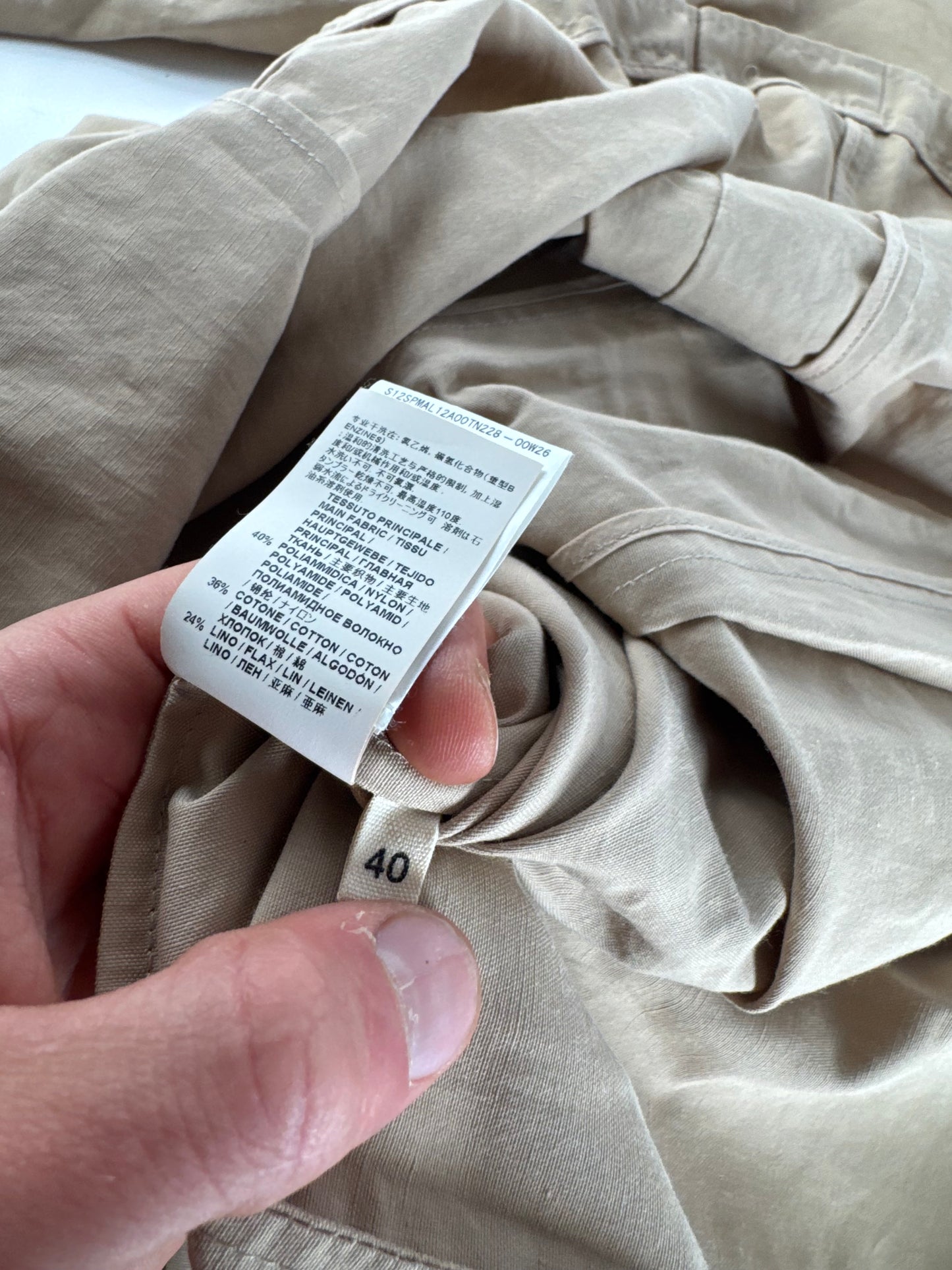 Vintage Marni Trenchcoat Beige 40/L