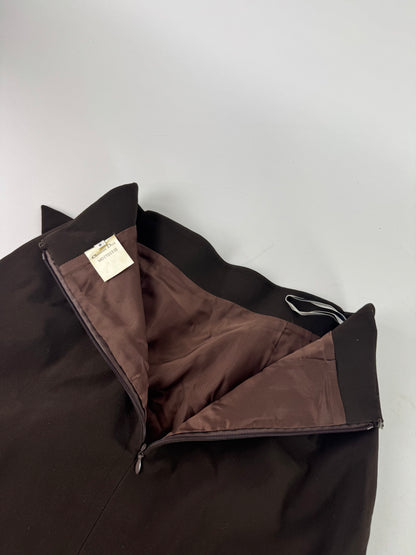 Vintage Dior leather Skirt brown M