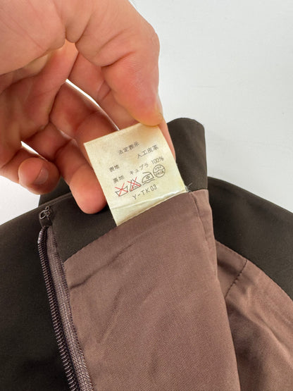 Vintage Dior leather Skirt brown M