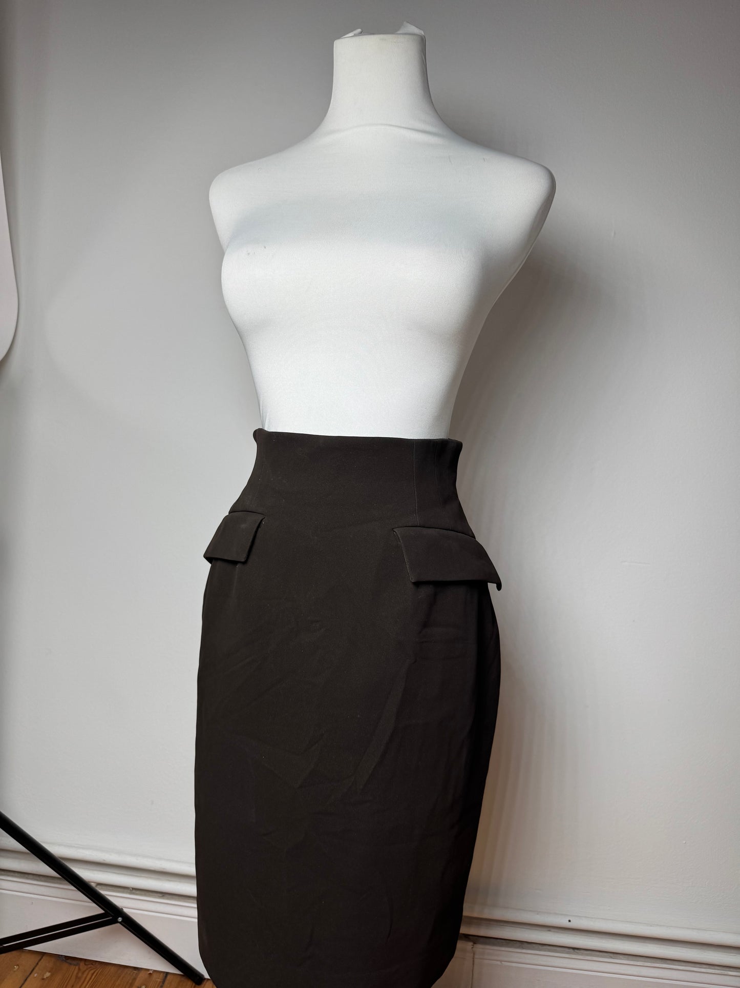Vintage Dior leather Skirt brown M