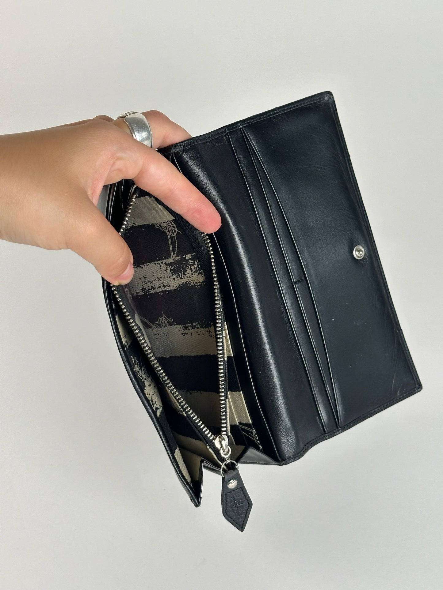 Vintage Vivienne Westwood Leather wallet Black