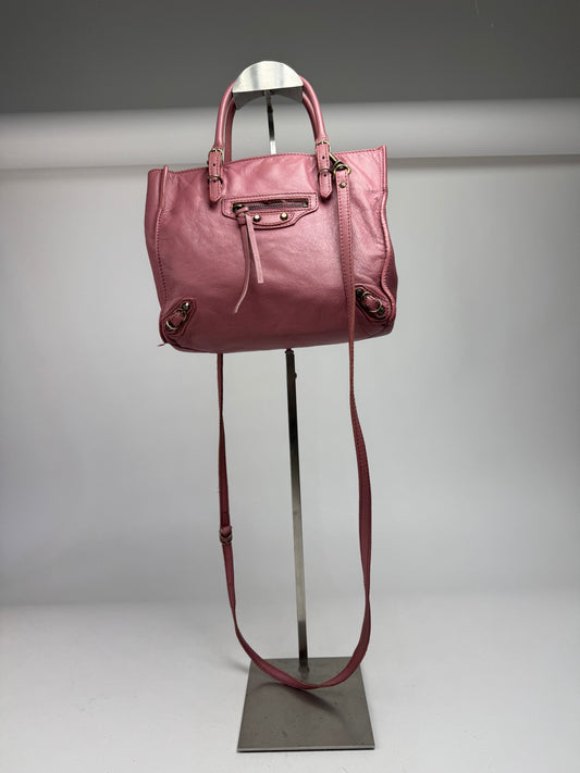 Vintage Balenciaga Mini City Bag Pink