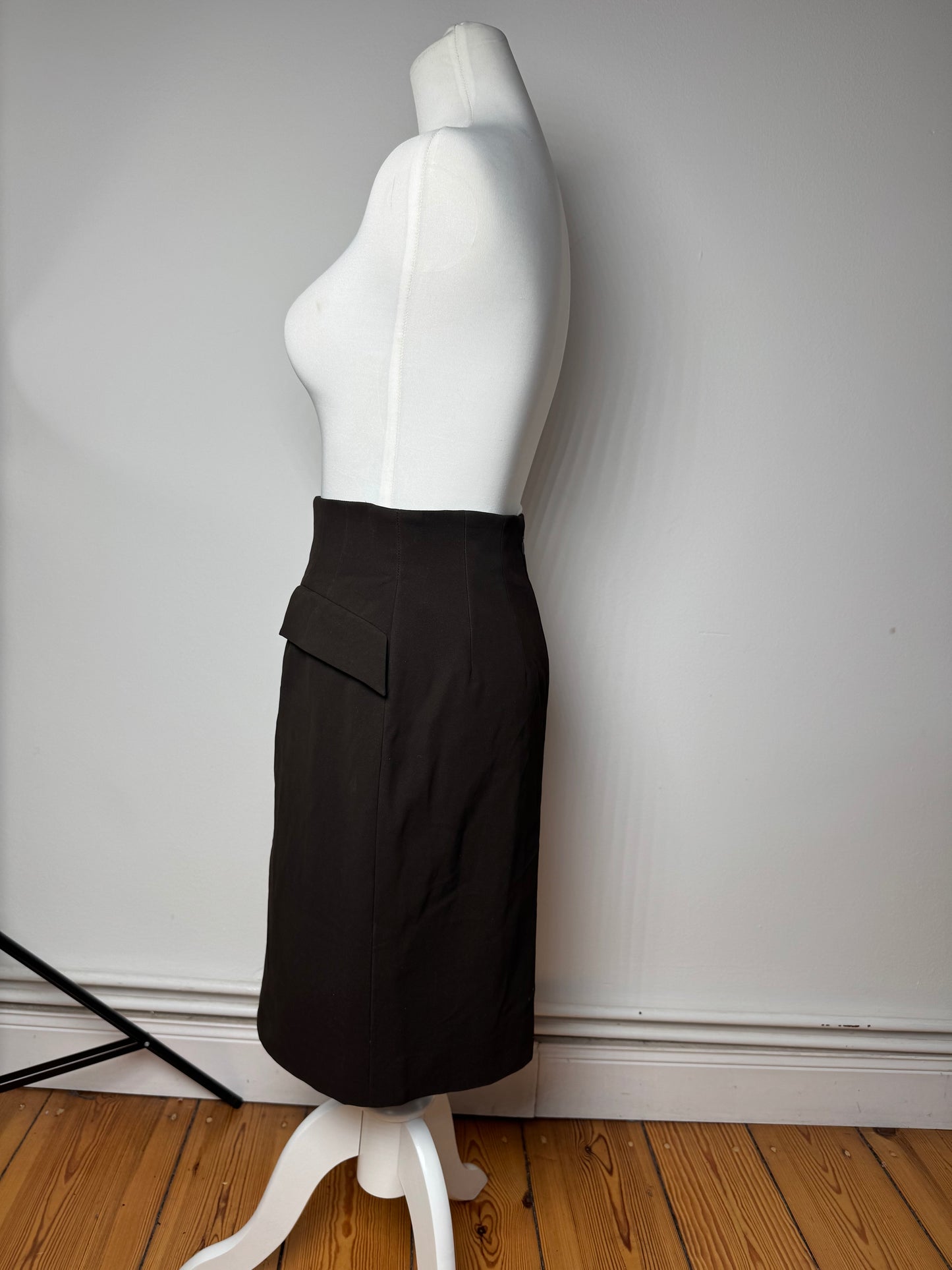 Vintage Dior leather Skirt brown M