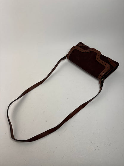 Sac vintage Chloé en cuir suédé marron