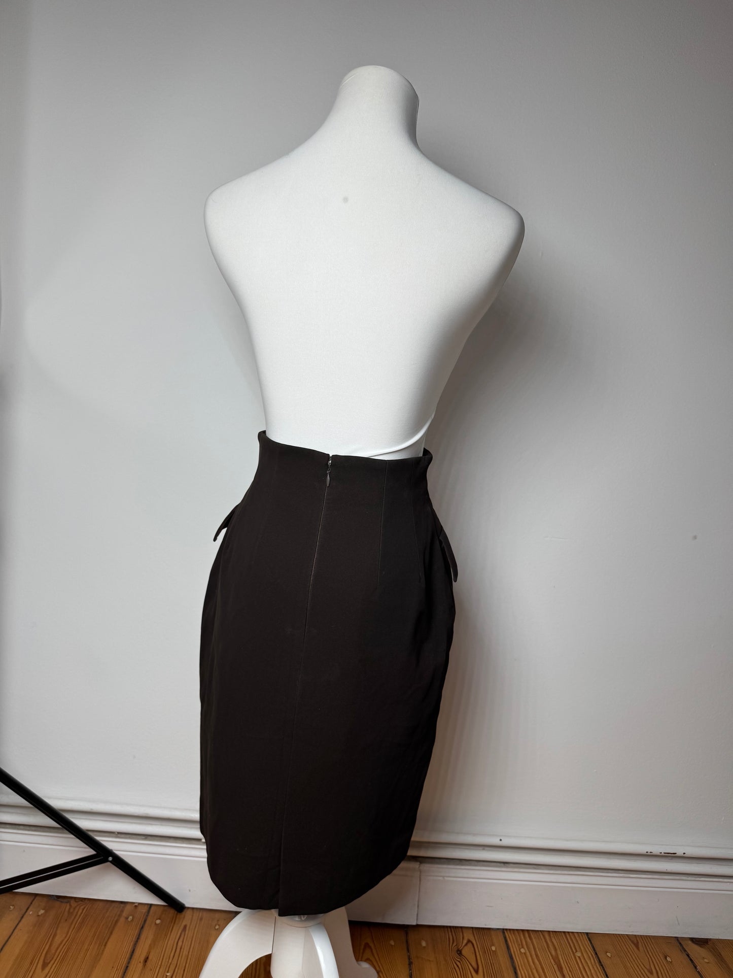 Vintage Dior leather Skirt brown M