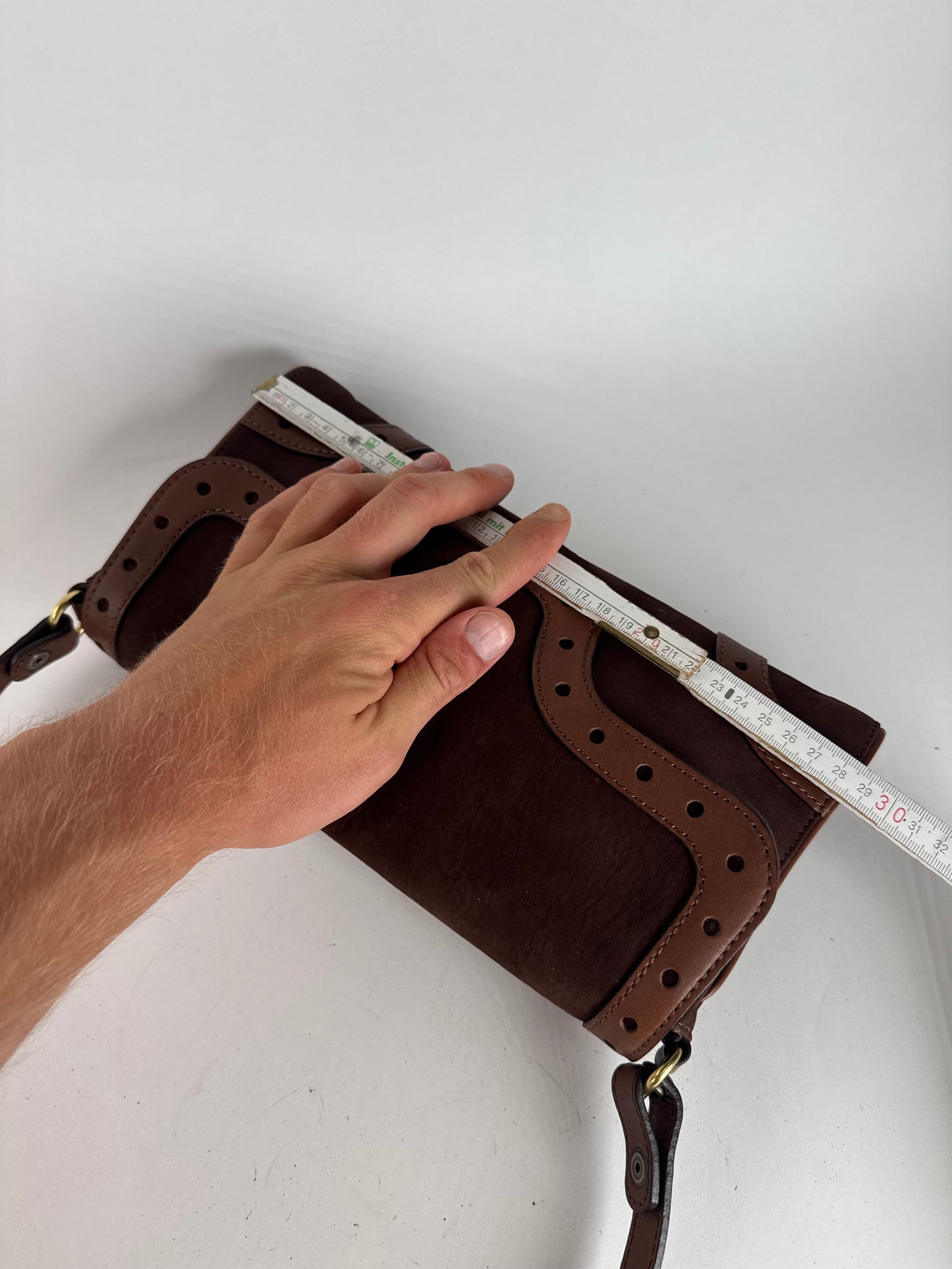 Sac vintage Chloé en cuir suédé marron