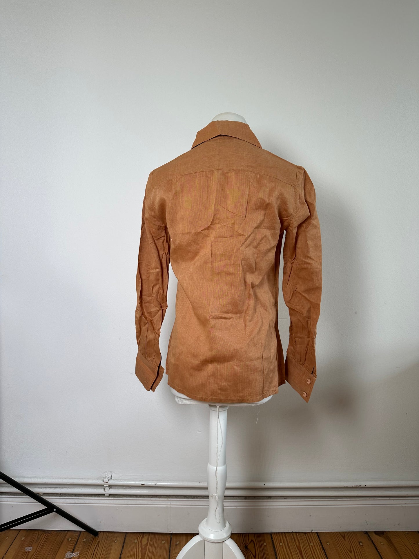 Vintage Dior Cotton Shirt Rust M