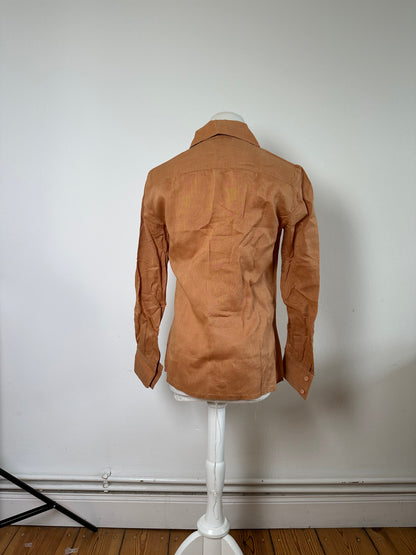 Vintage Dior Cotton Shirt Rust M
