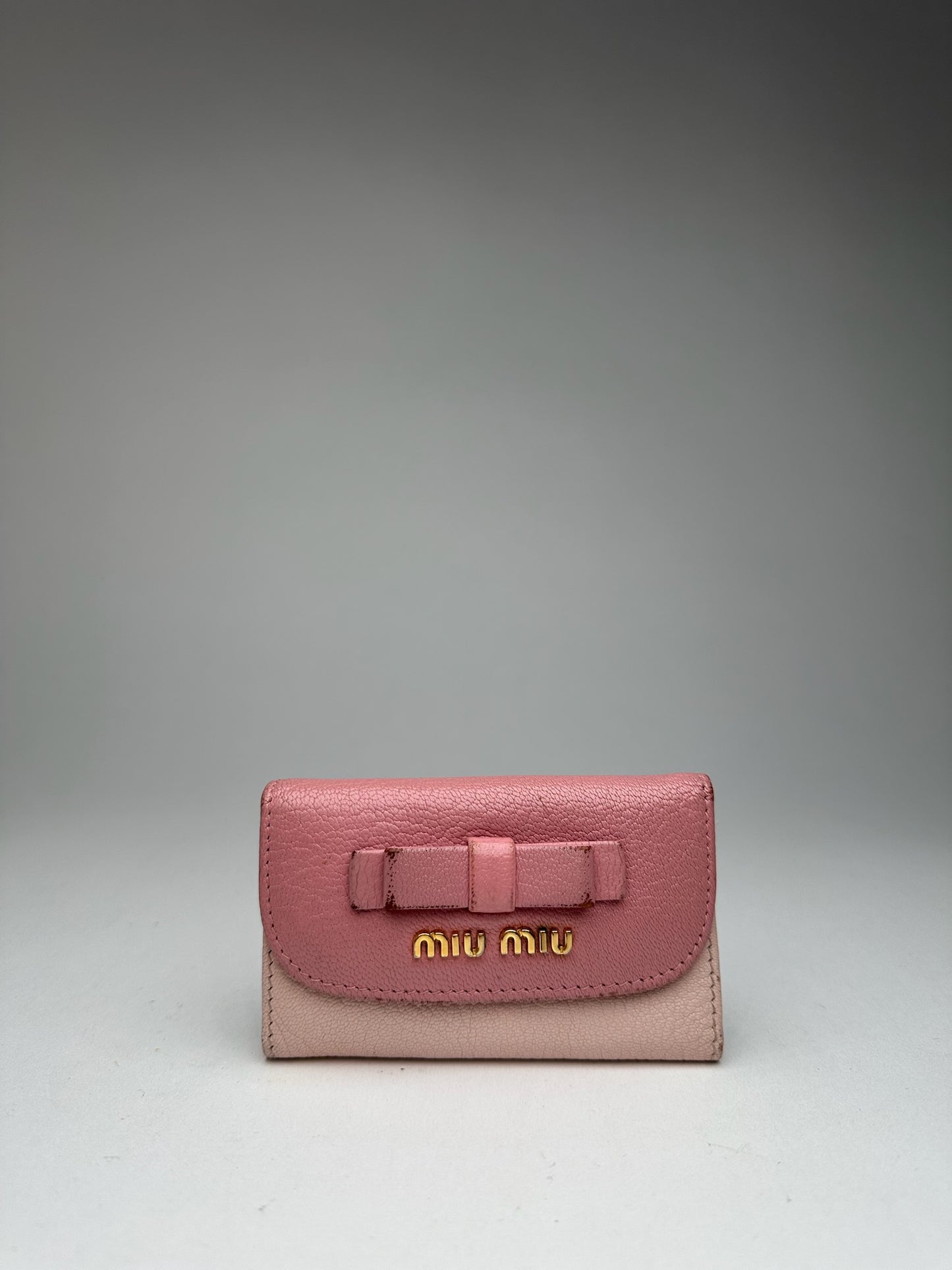 Vintage miu Miu Leather Key Holder Pink