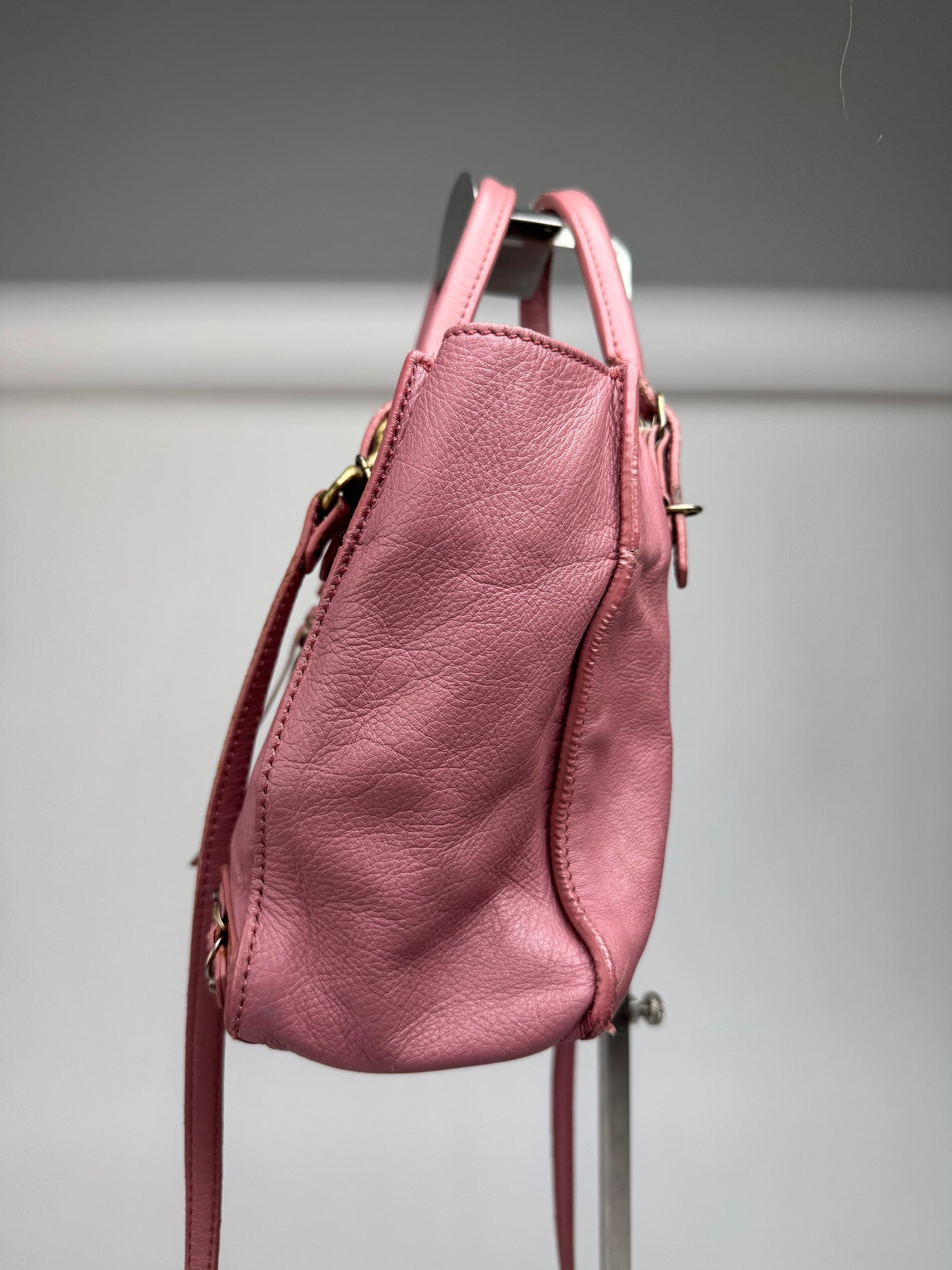 Vintage Balenciaga Mini City Bag Pink