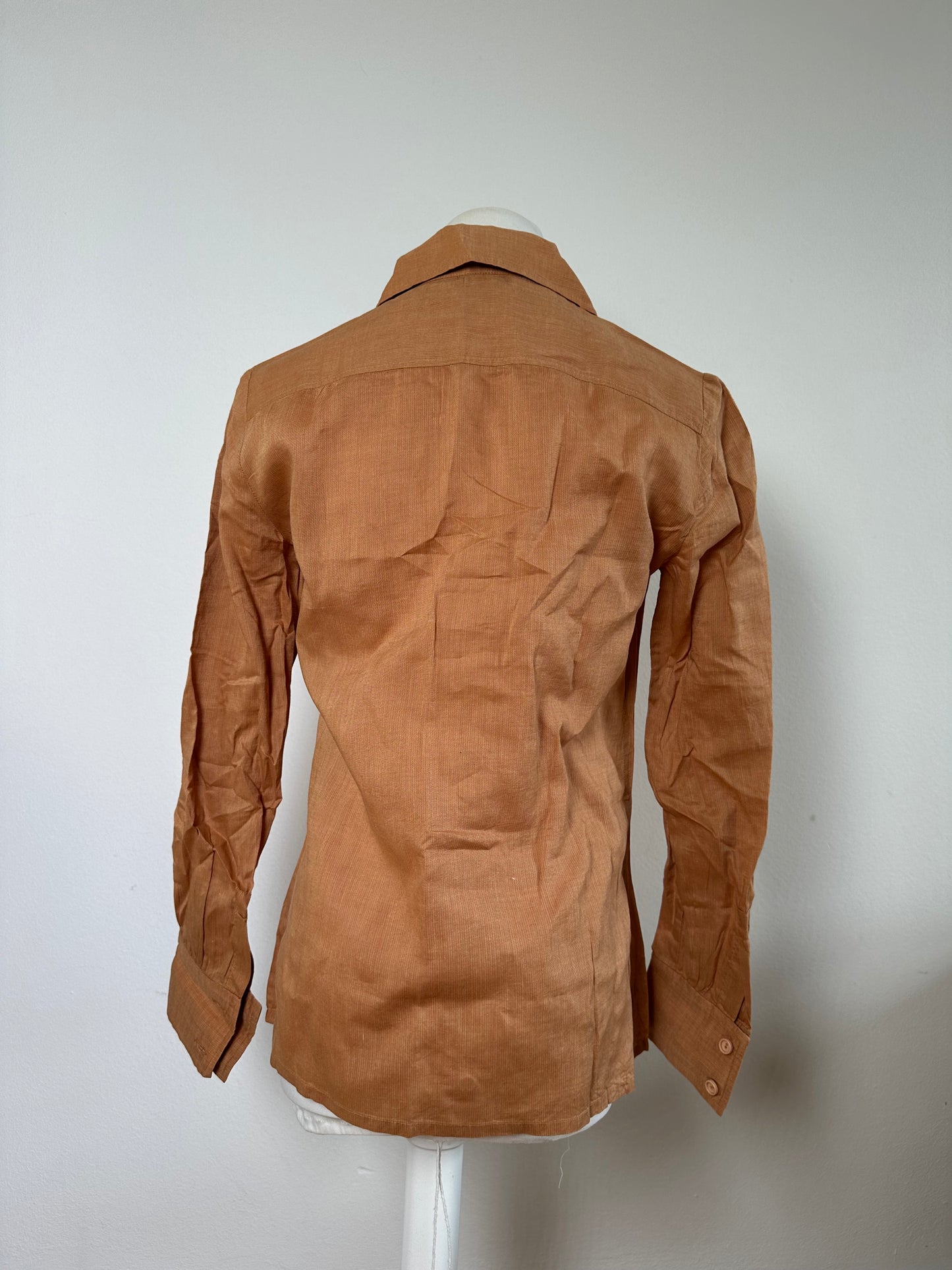 Vintage Dior Cotton Shirt Rust M