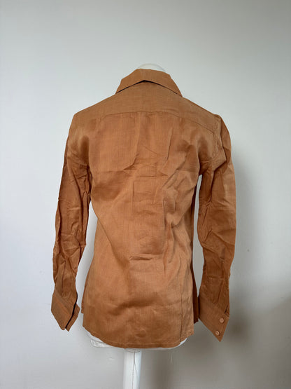 Vintage Dior Cotton Shirt Rust M