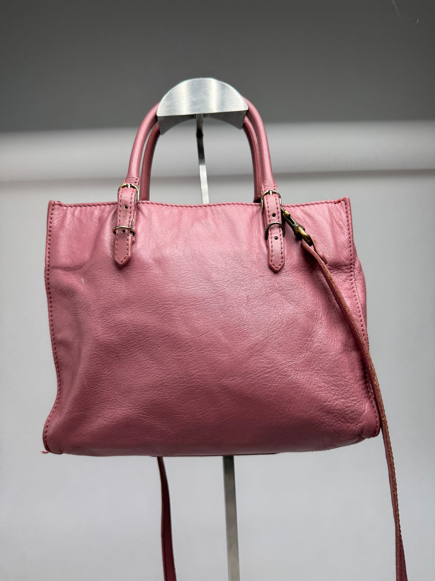 Vintage Balenciaga Mini City Bag Pink