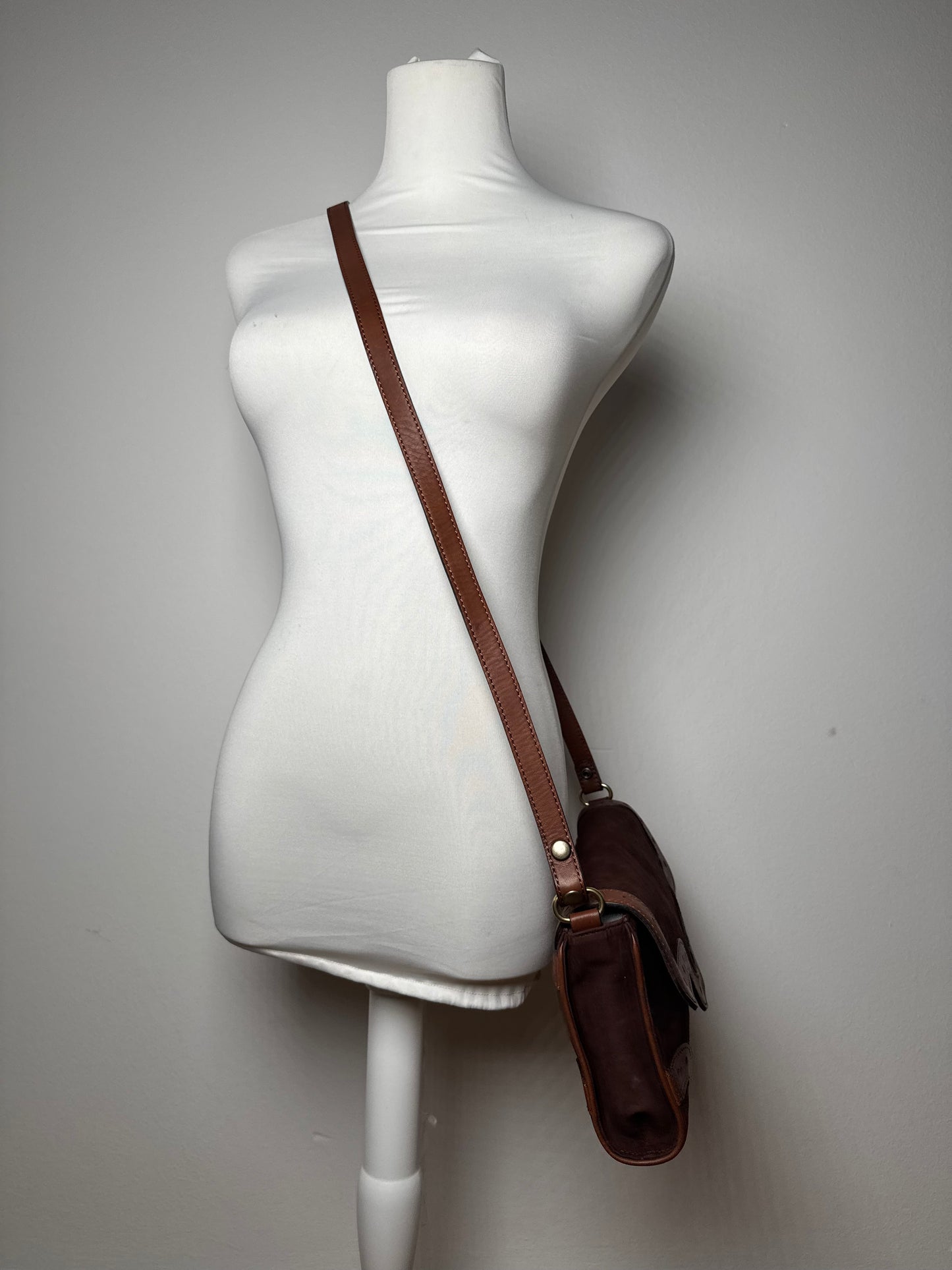 Sac vintage Chloé en cuir suédé marron