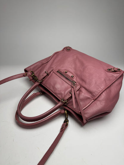Vintage Balenciaga Mini City Bag Pink