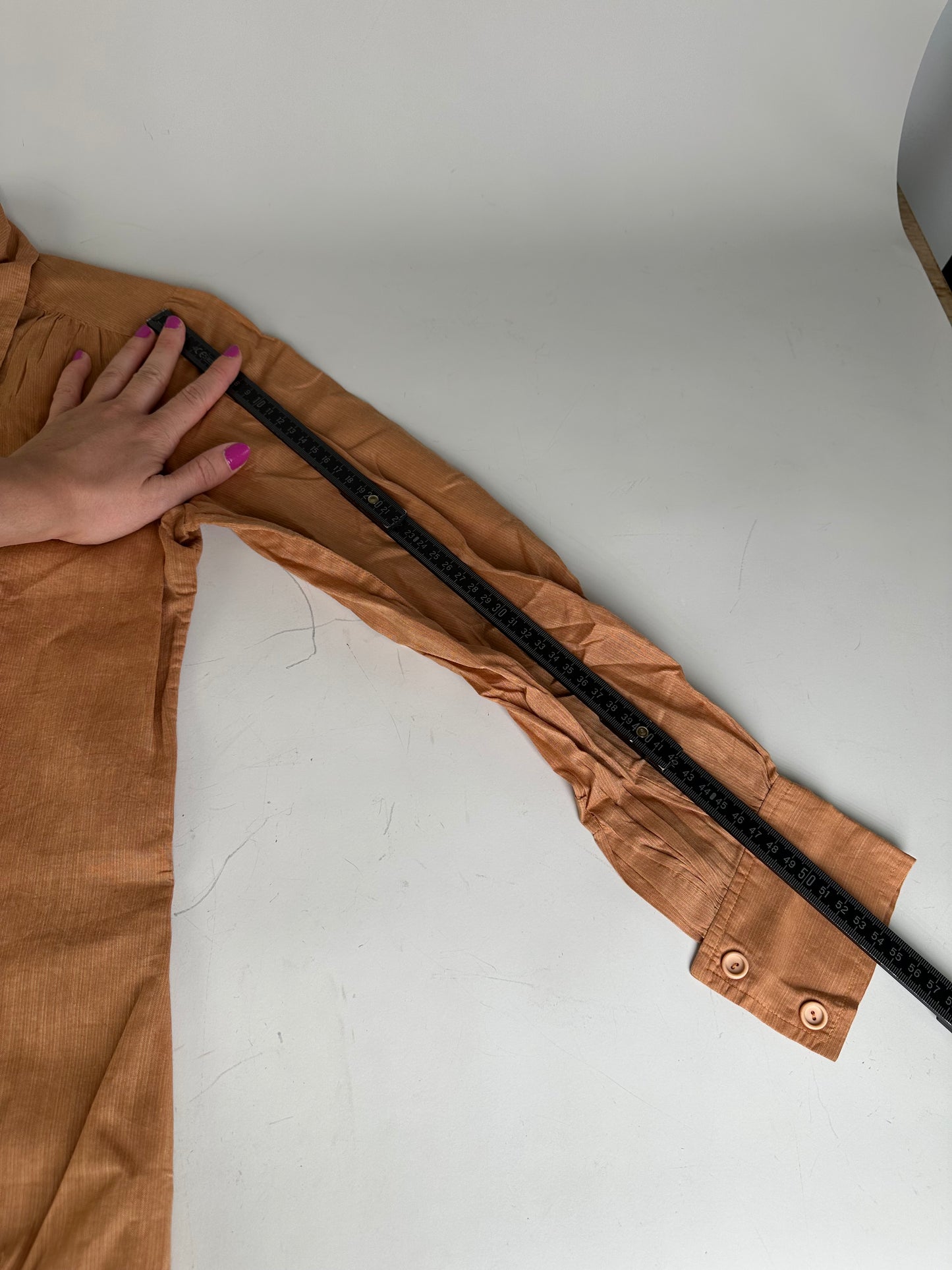 Vintage Dior Cotton Shirt Rust M