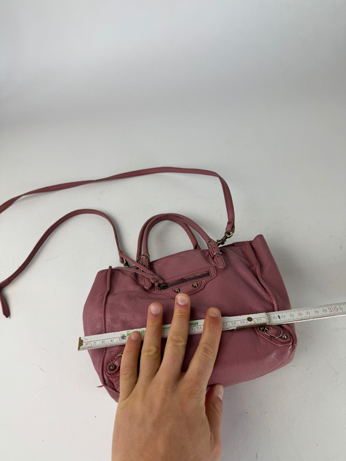 Vintage Balenciaga Mini City Bag Pink