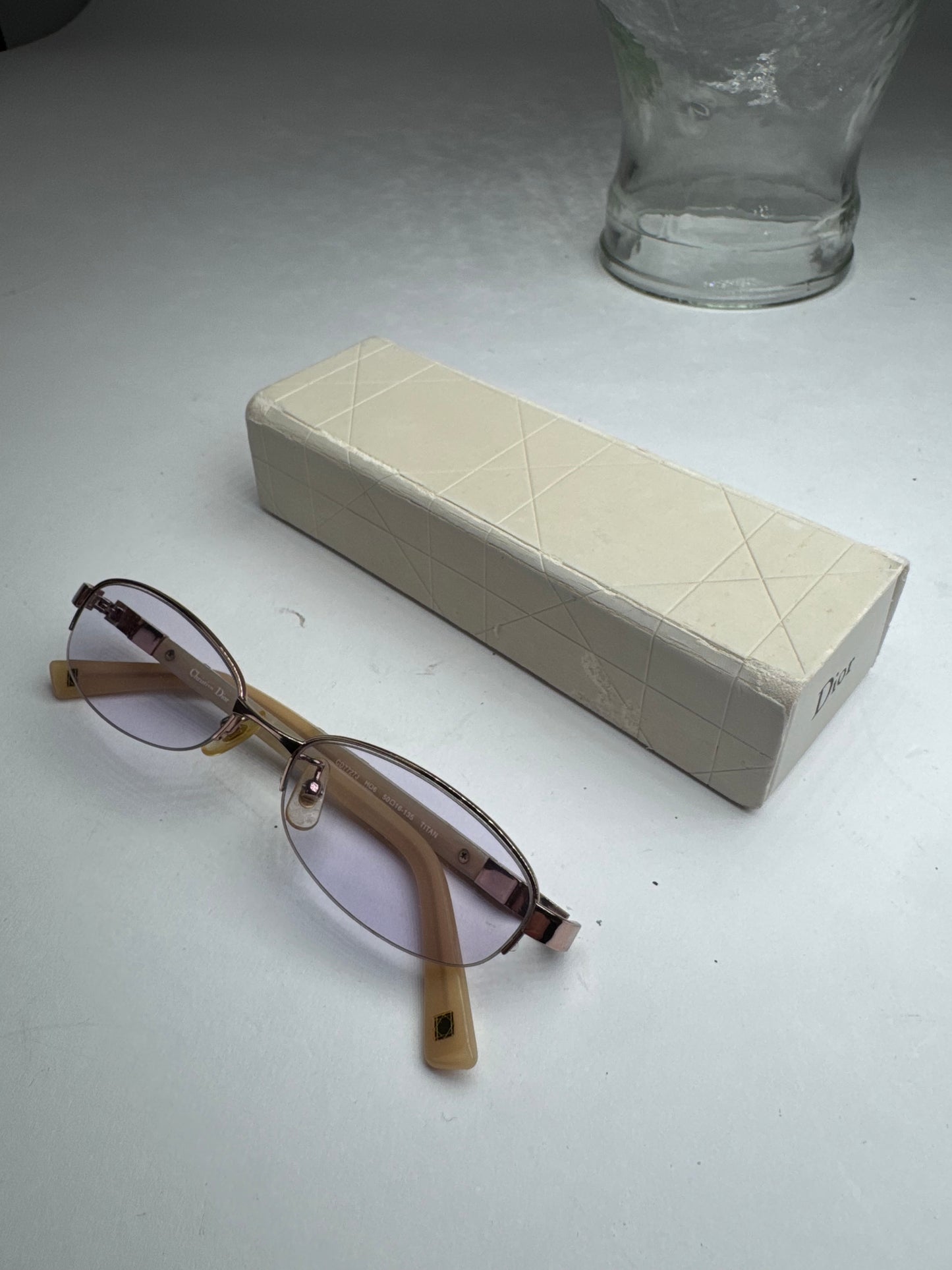 Vintage Dior Sunglasses Rose Purple