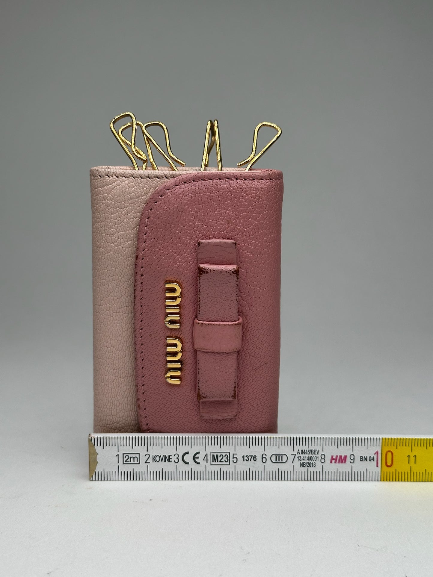 Vintage miu Miu Leather Key Holder Pink