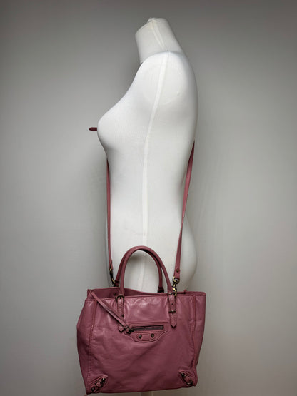 Vintage Balenciaga Mini City Bag Pink