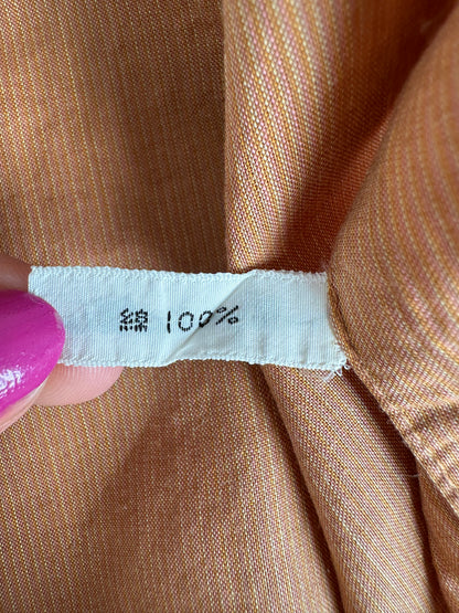 Vintage Dior Cotton Shirt Rust M