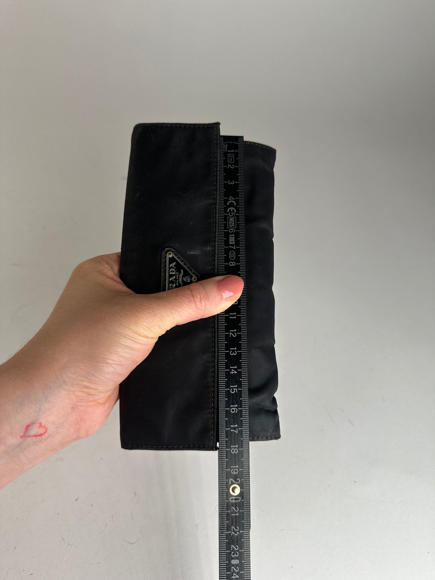 Vintage Prada Triangle Wallet Black