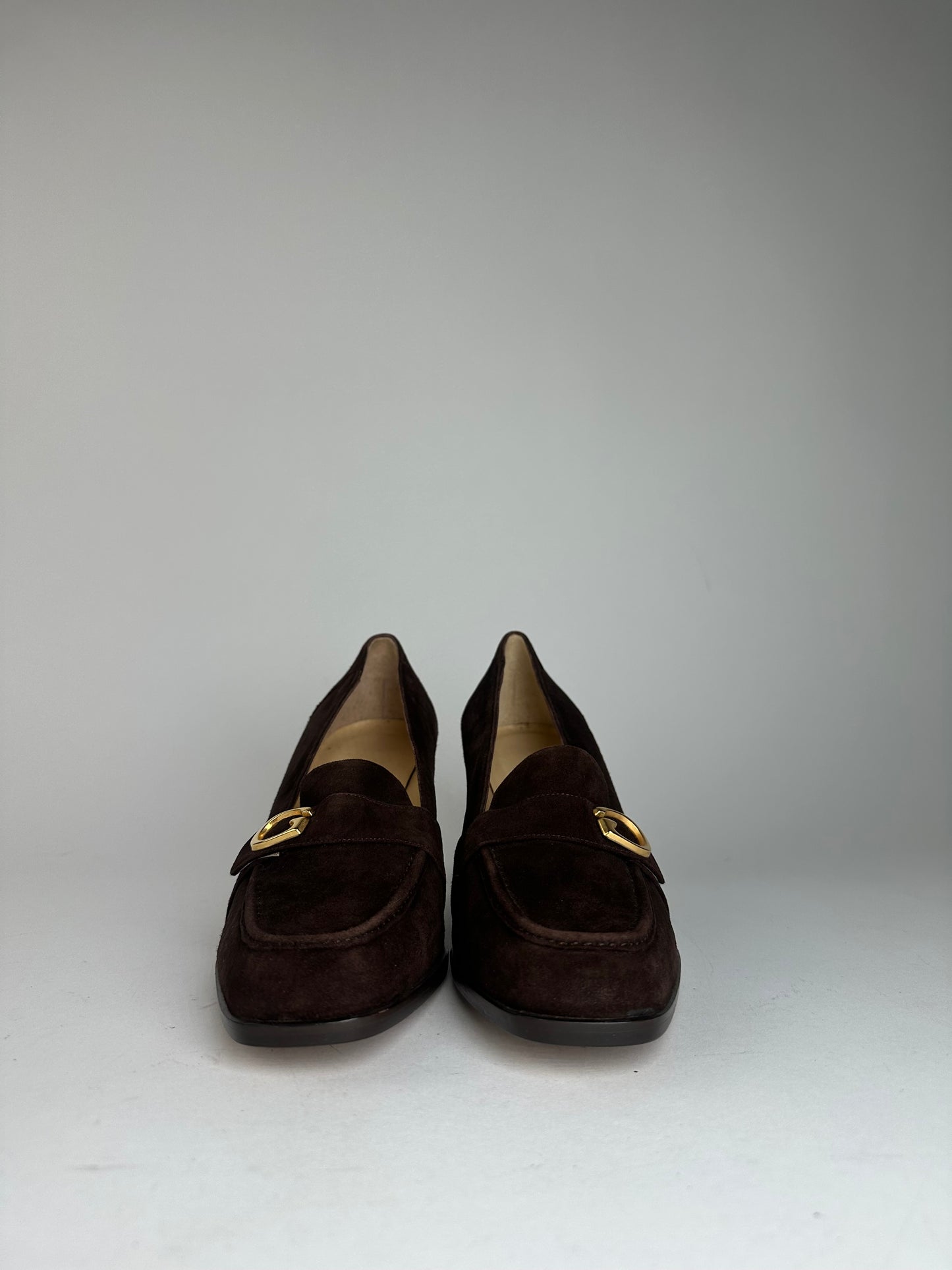 Vintage Gucci Suede Pumps Brown EU36,5