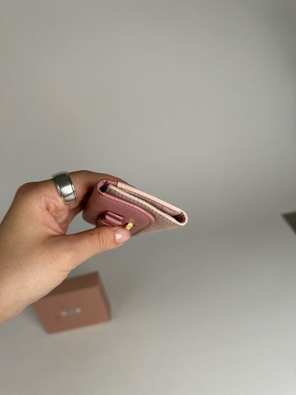 Vintage miu Miu Leather Key Holder Pink