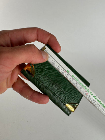 Vintage Givenchy Leather key holder green