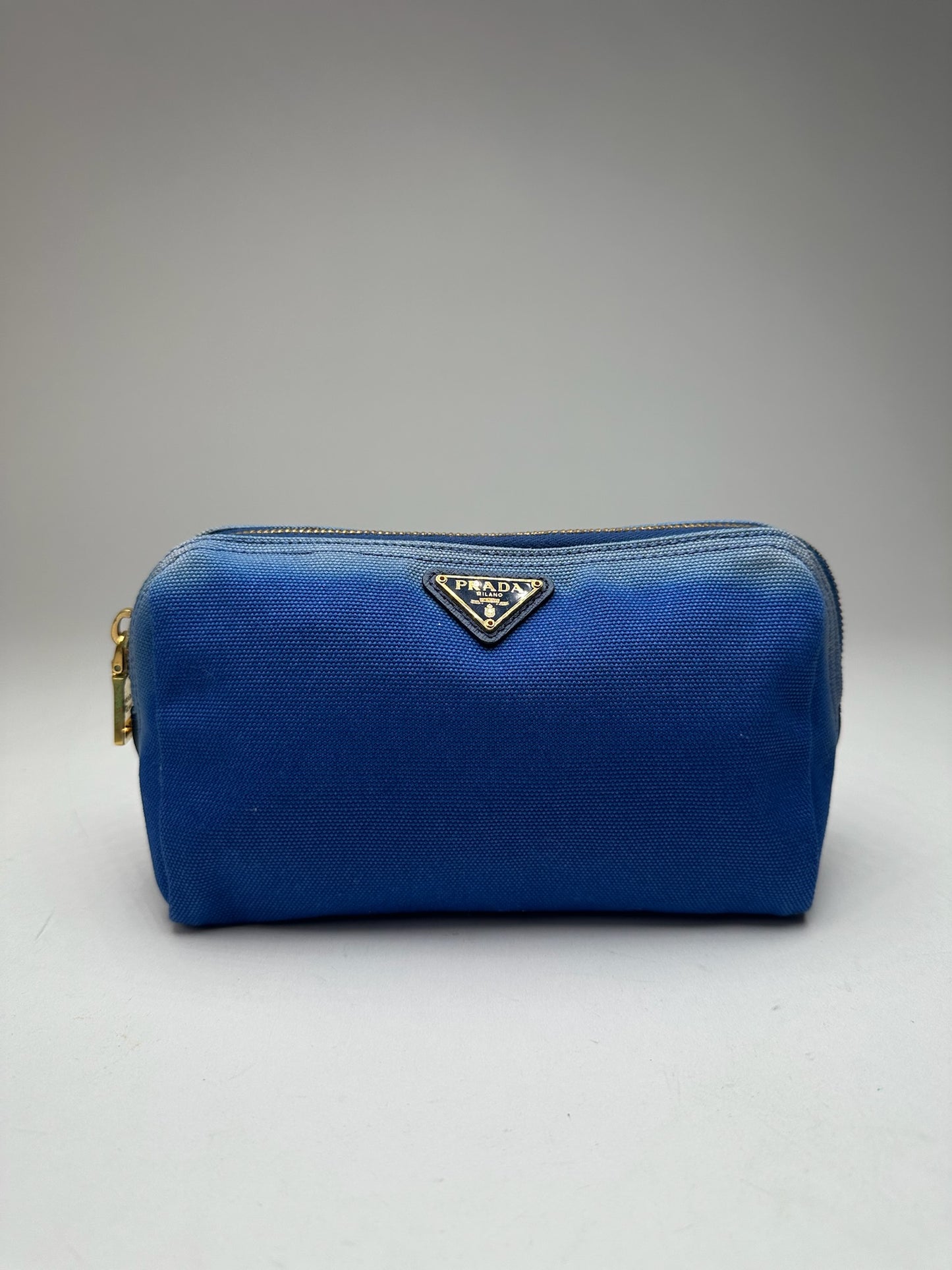 Vintage Prada Denim Bag/Clutch navy