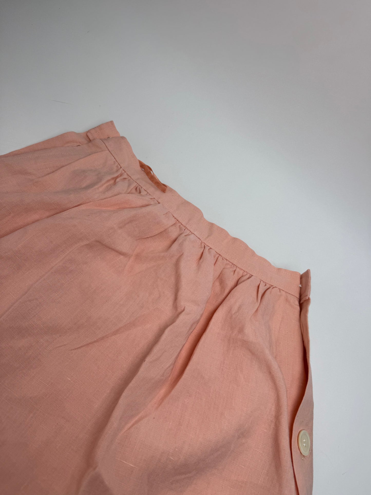 Vintage Yves Saint Laurent Wool Skirt Pink M