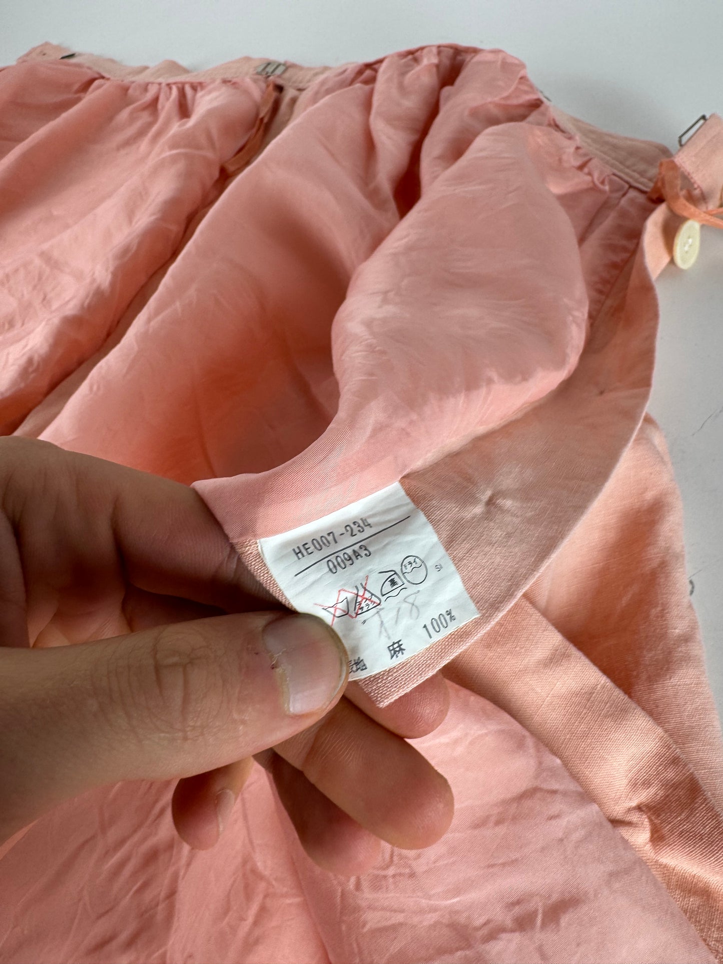 Vintage Yves Saint Laurent Wool Skirt Pink M