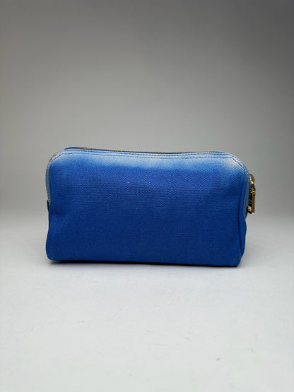 Vintage Prada Denim Bag/Clutch navy