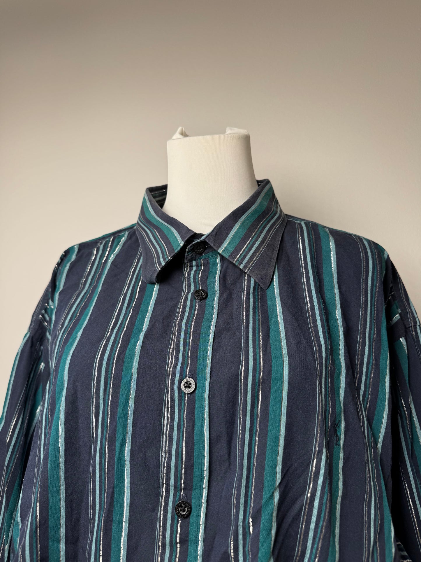 Vintage Yves Saint Laurent striped Shirt XXL