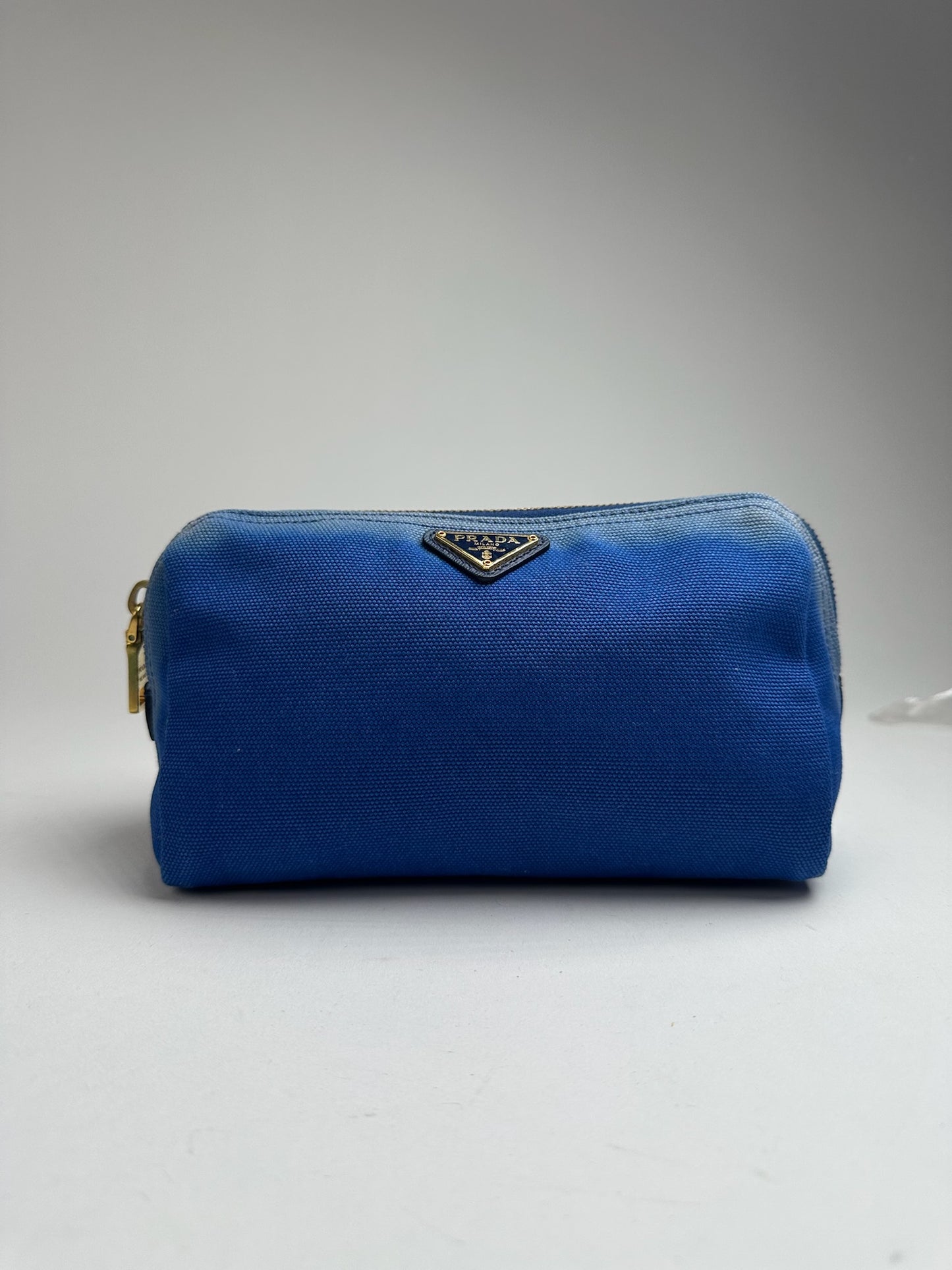 Vintage Prada Denim Bag/Clutch navy