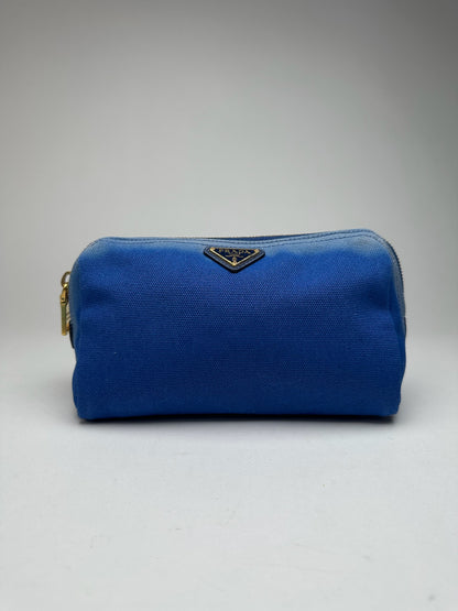 Vintage Prada Denim Bag/Clutch navy