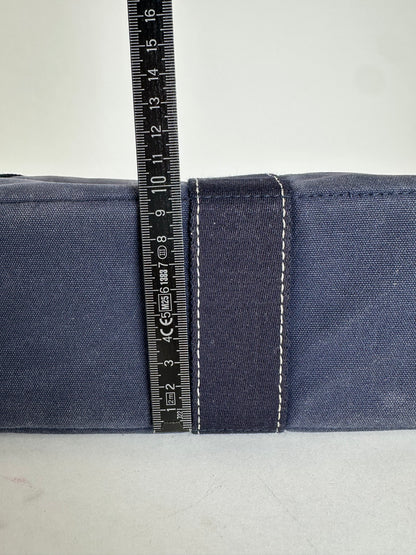 Vintage Hermès Fourre Tout MM Canvas Tote Bag Navy