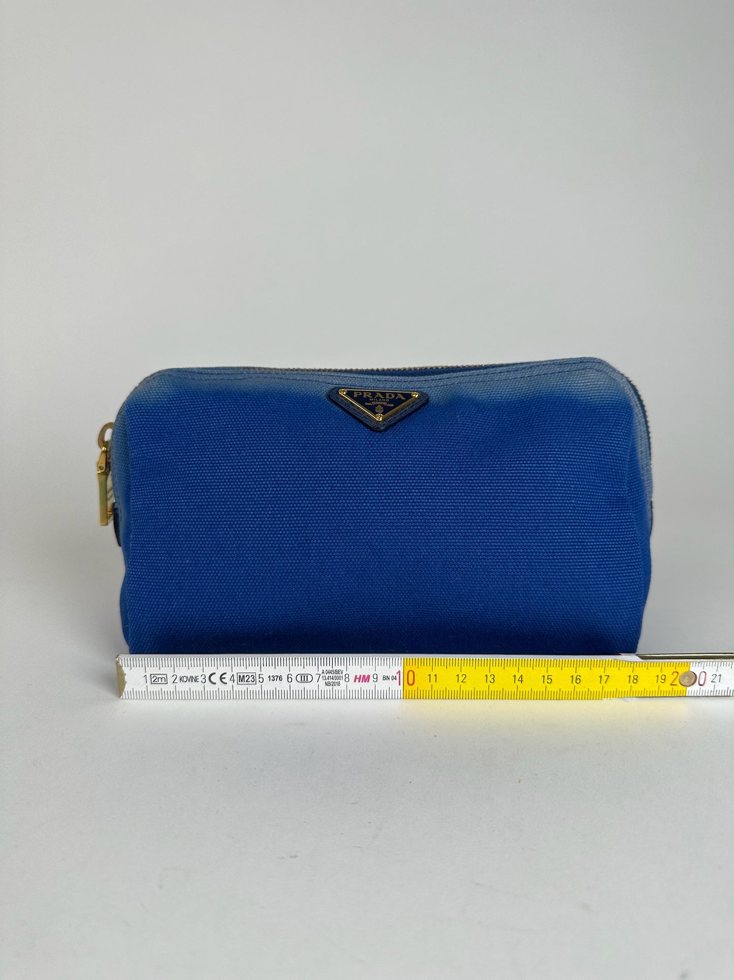 Vintage Prada Denim Bag/Clutch navy