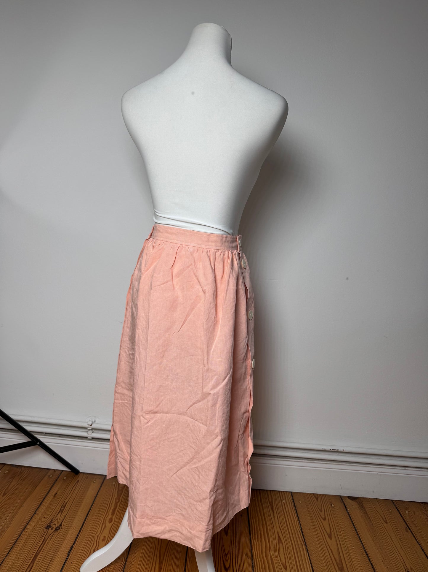 Vintage Yves Saint Laurent Wool Skirt Pink M